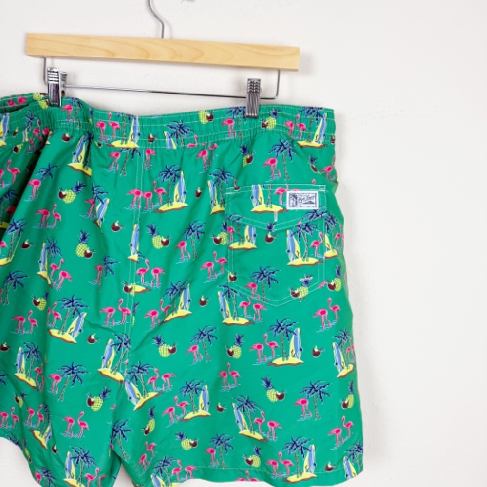 Polo Ralph Lauren Green Swim Trunks Mens Size 2XB - Picture 6 of 6